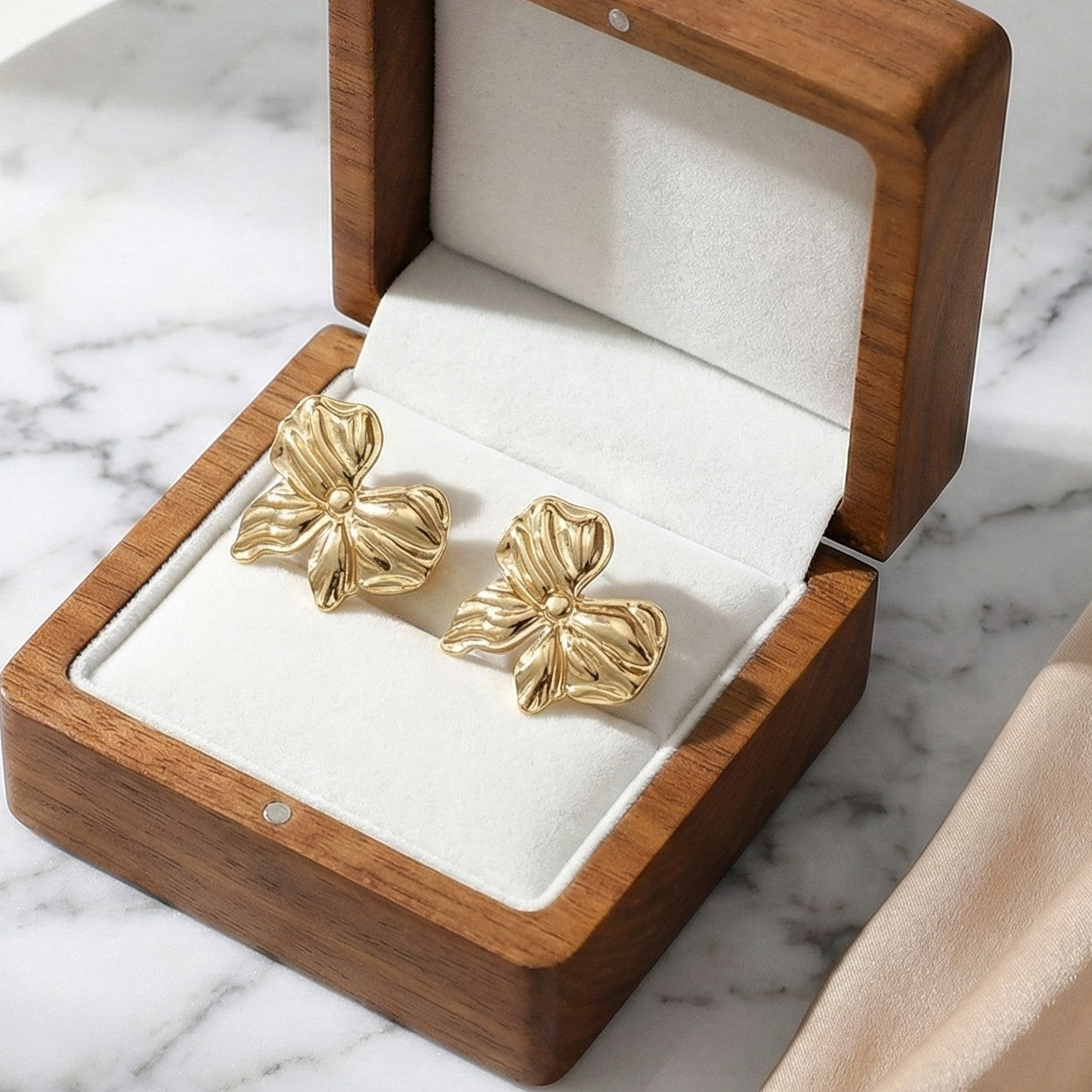 Gilded Flora Studs