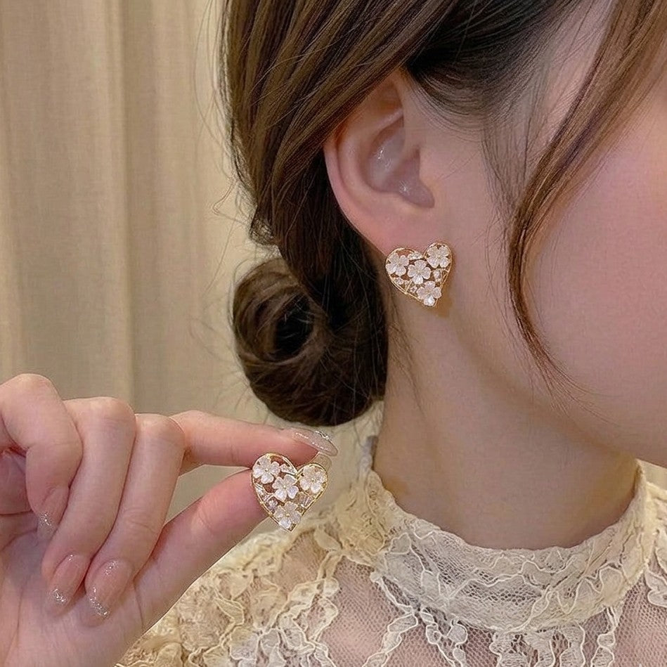 Ivory Bouquet Studs