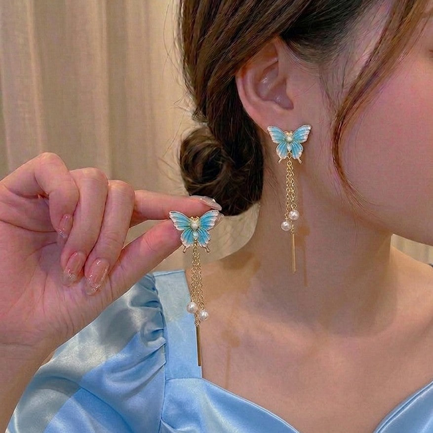 Celeste Tassel Drops