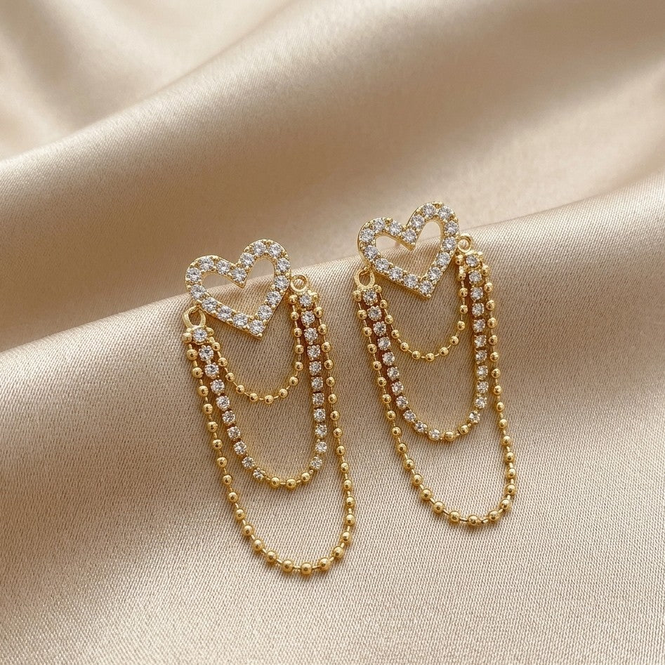 Heart Chain Drops