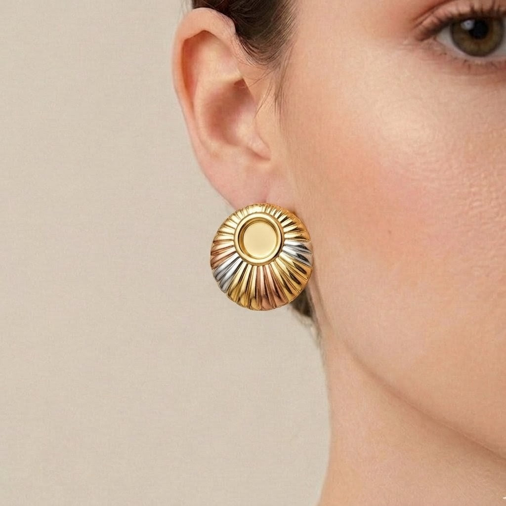 Luxe Trio Studs