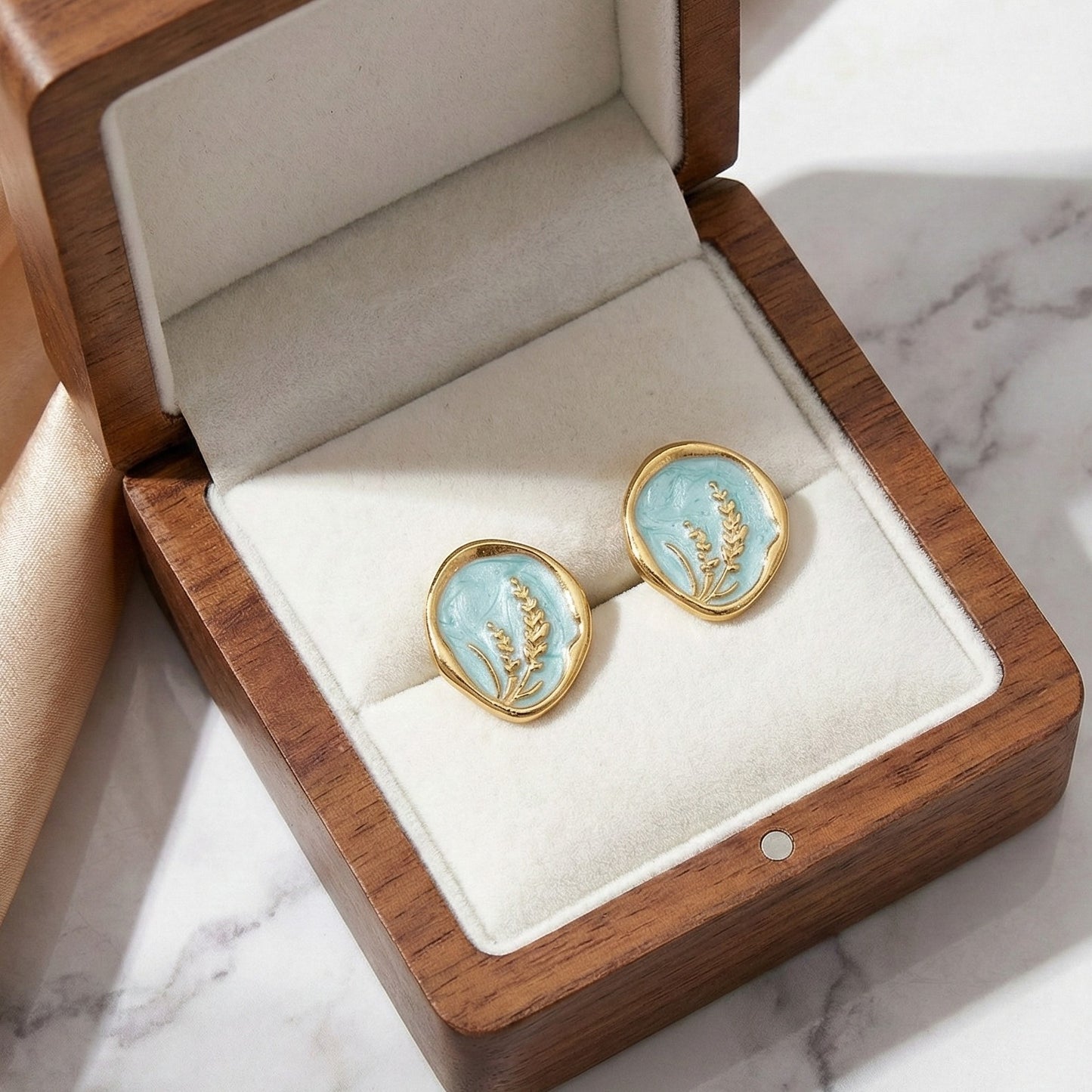 Blush Garden Studs