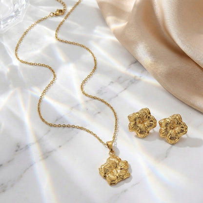 Golden Hibiscus Bloom Set