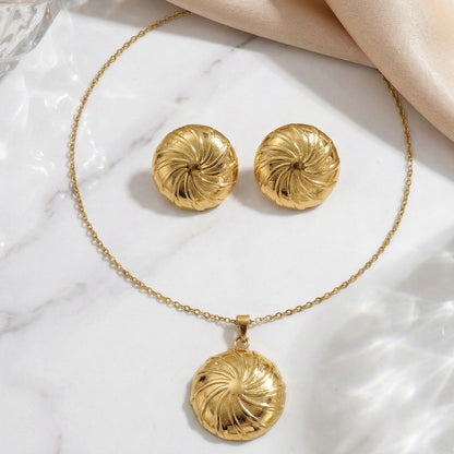 Radiant Swirl Gold Set