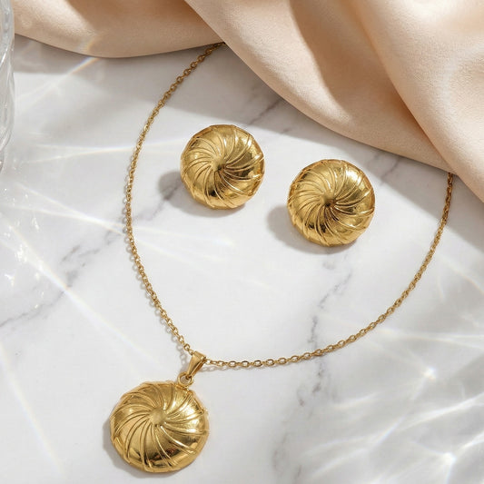 Radiant Swirl Gold Set