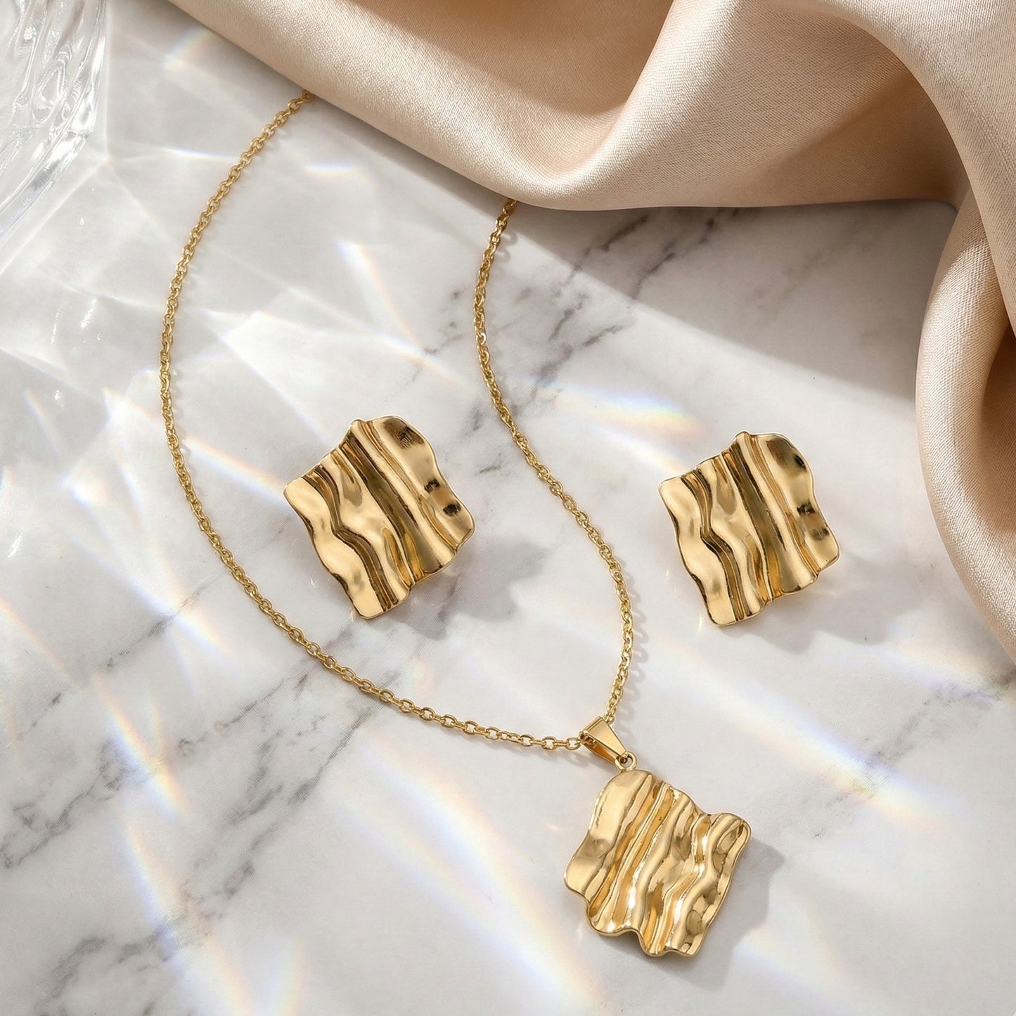 Golden Wave Texture Set