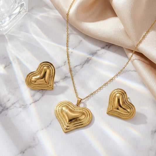Regal Heart Gold Set