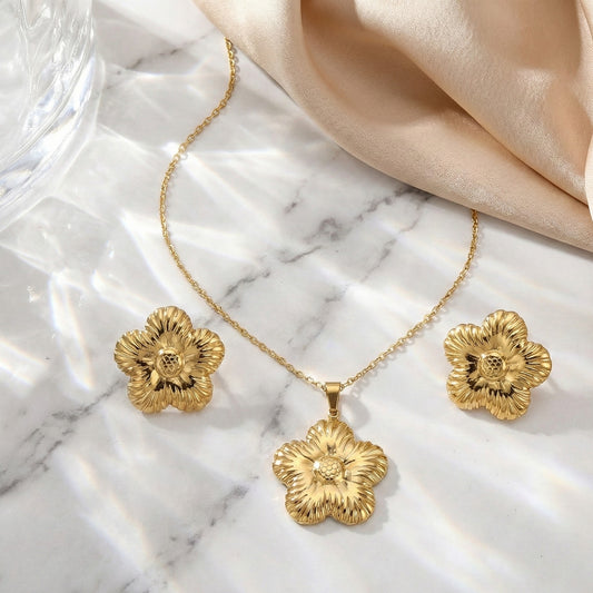 Gilded Petal Harmony Set