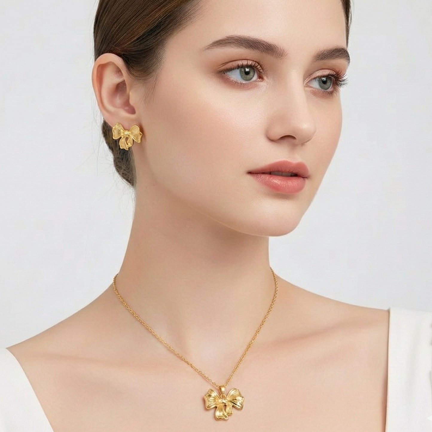 Golden Bow Grace Set