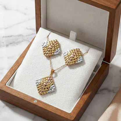 Aurora Weave Gold Set