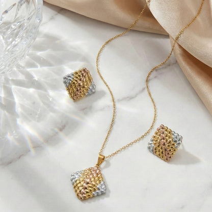Aurora Weave Gold Set