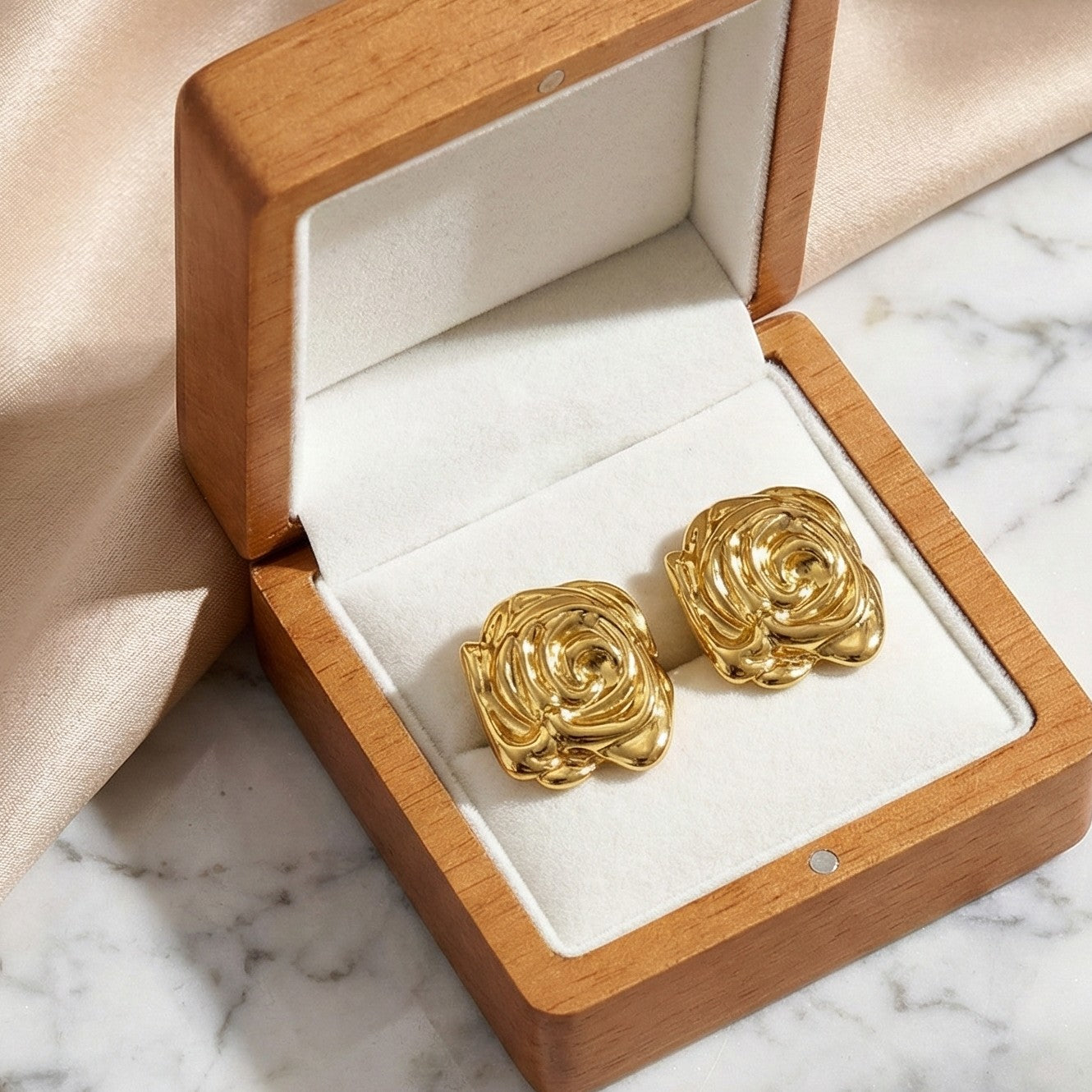 Molten Rose Studs