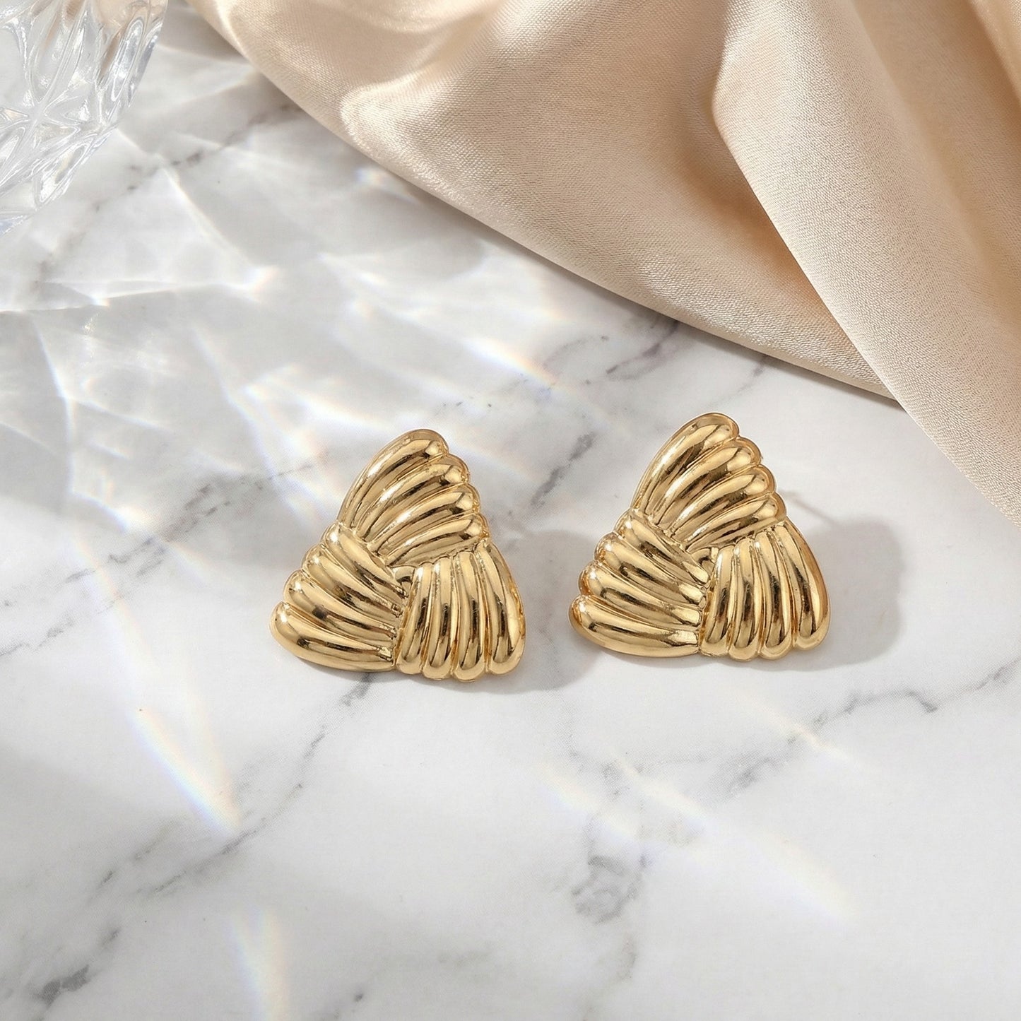 Silken Swirl Studs