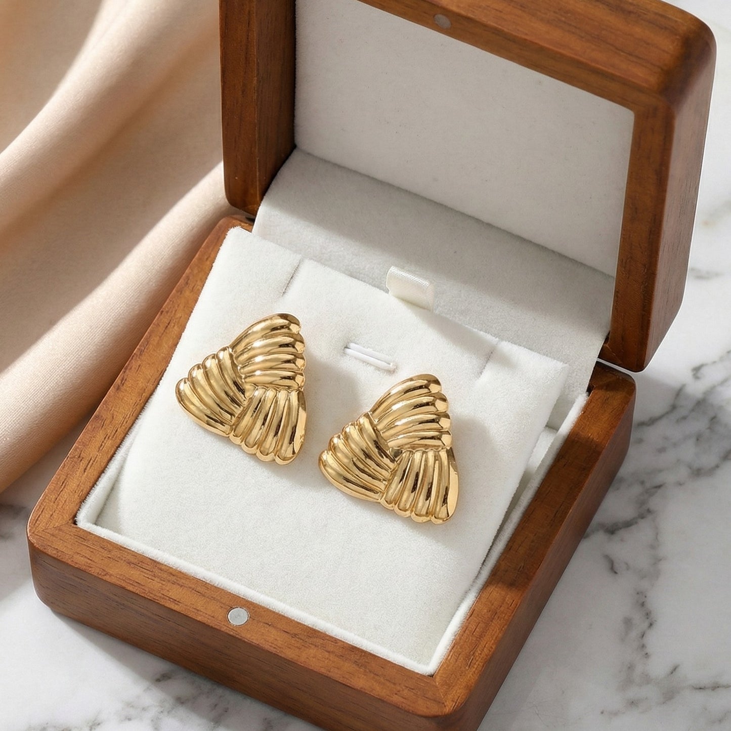 Silken Swirl Studs