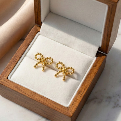 Beaded Knot Studs