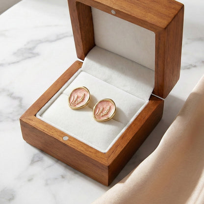 Blush Garden Studs