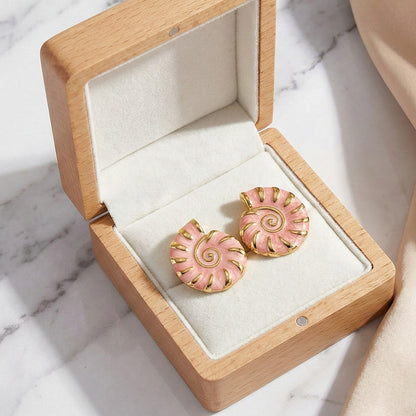 Golden Spiral Studs