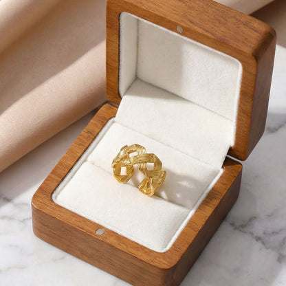 Golden Weave Ring
