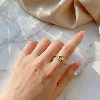 Golden Infinity Ring