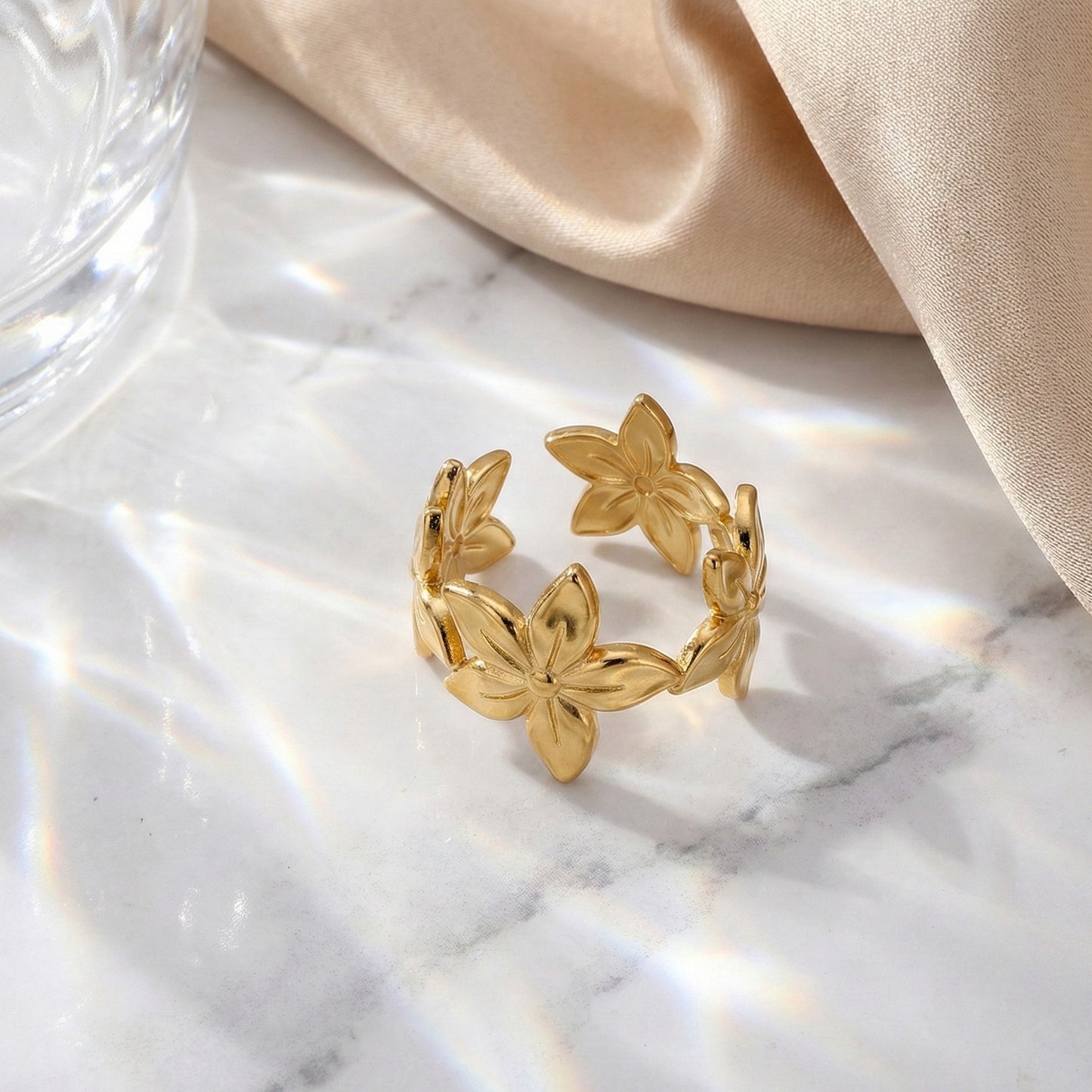Floral Aura Ring