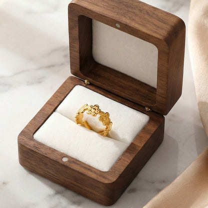 Floral Charm Ring