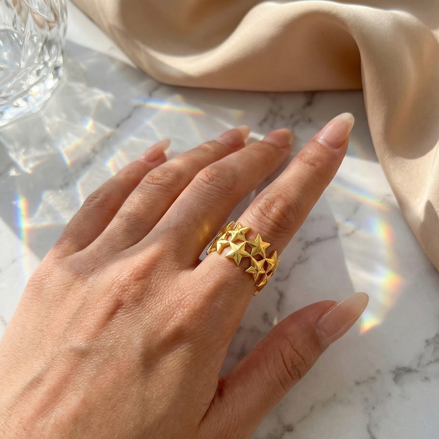 Starlight Cuff Ring
