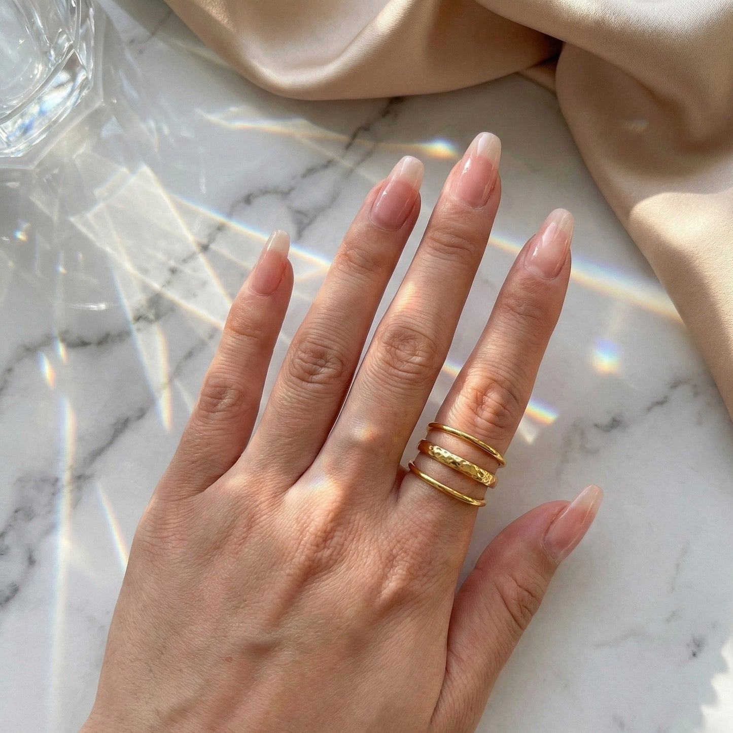 Golden Trinity Ring