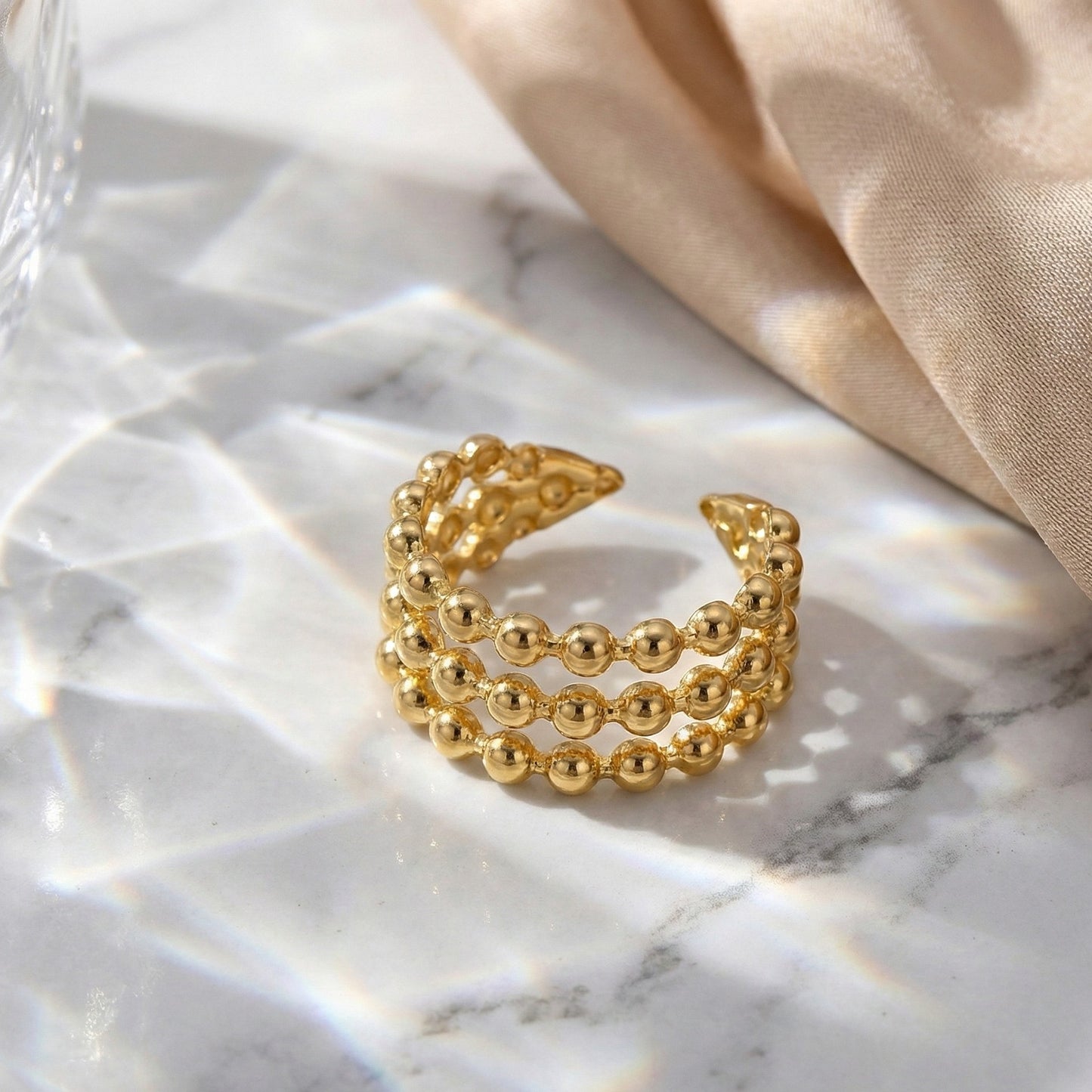 Opulence Beaded Ring