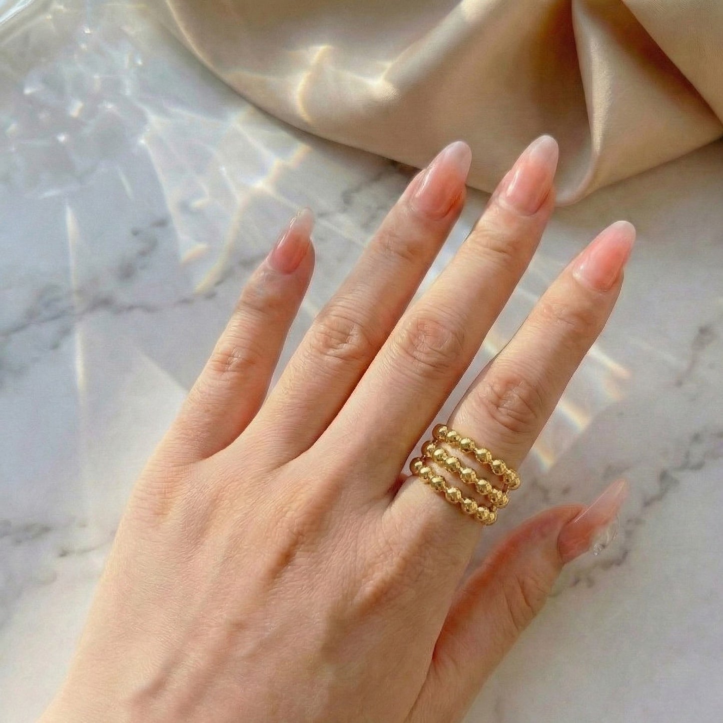 Opulence Beaded Ring