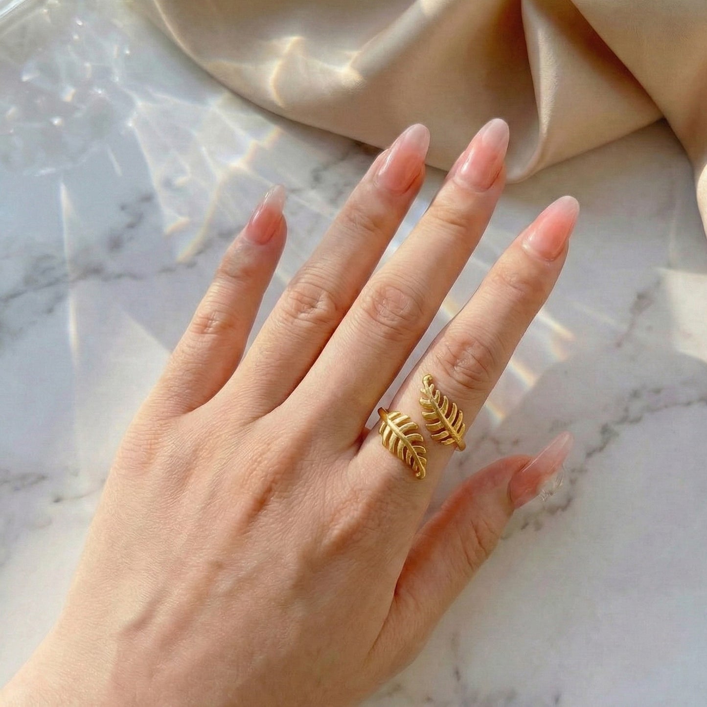 Aurelia Leaf Ring