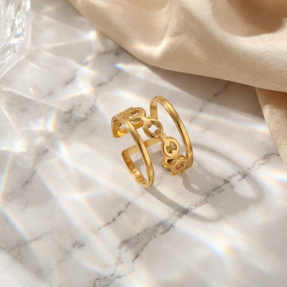 Chain Halo Ring