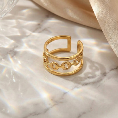 Chain Halo Ring