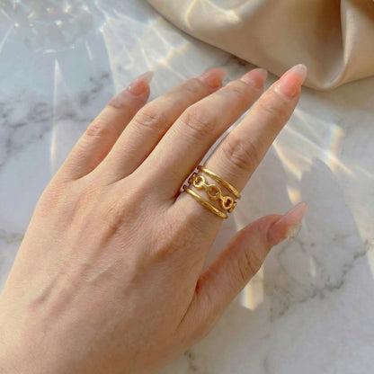 Chain Halo Ring