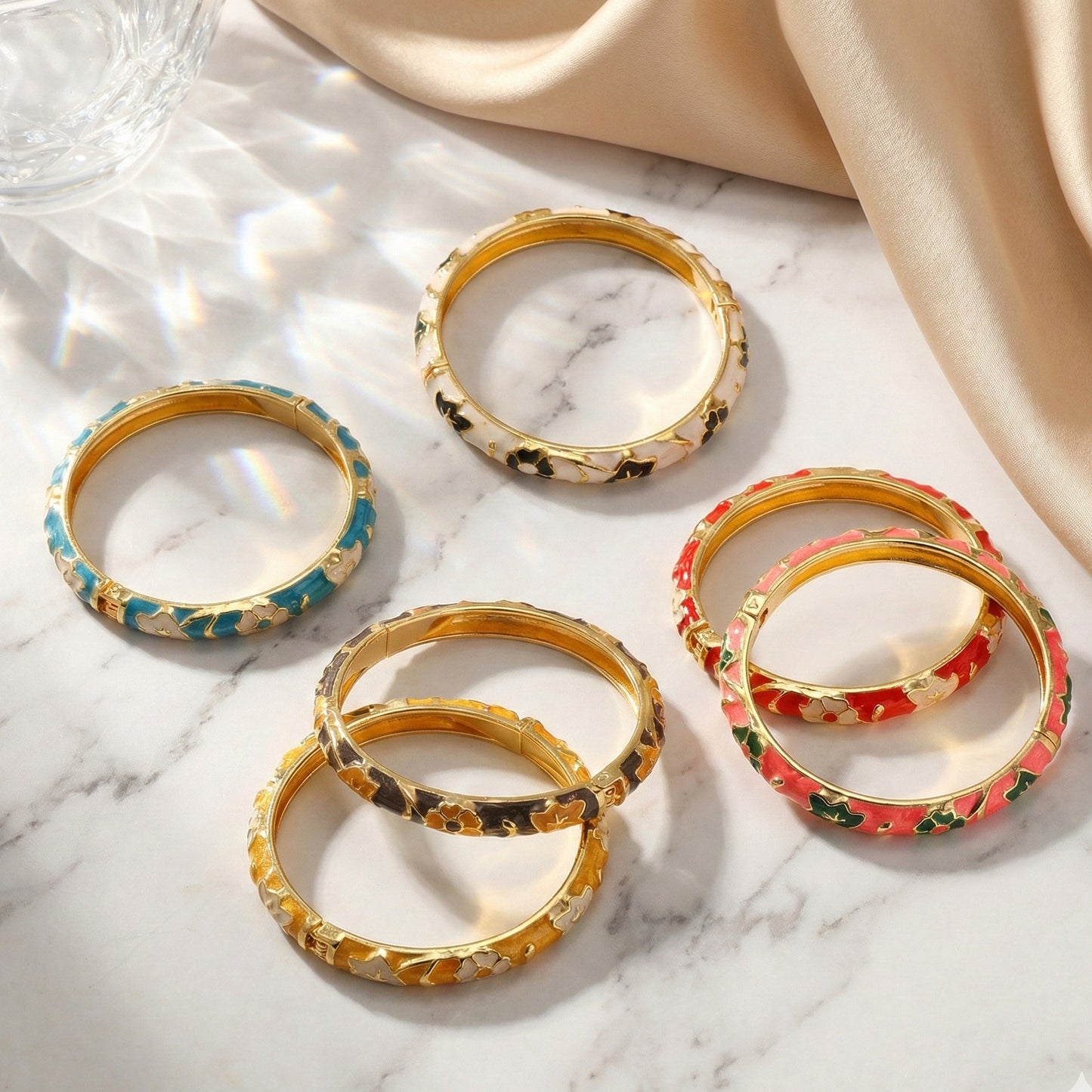 Heirloom Bloom Bangles