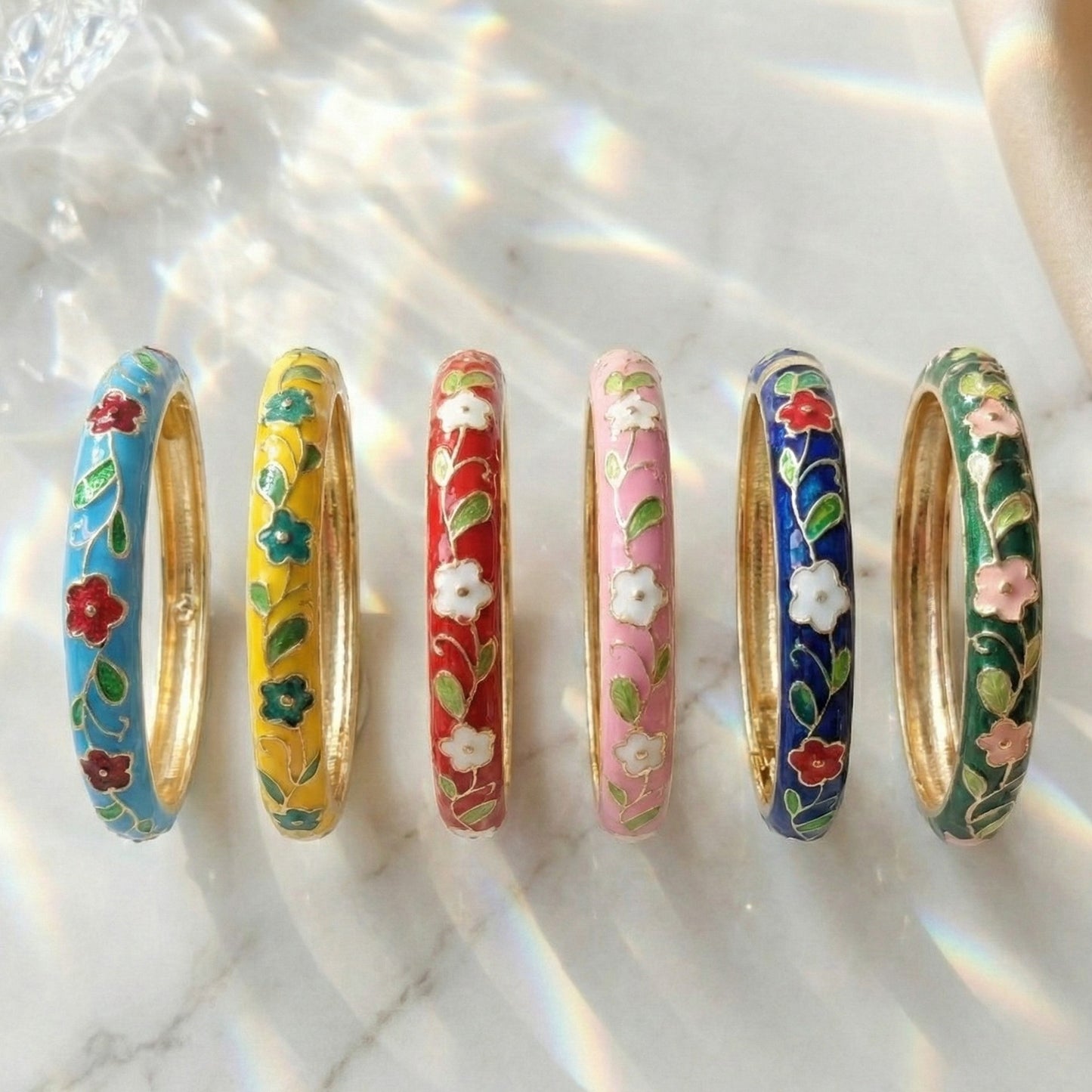 Floral Vine Bangles