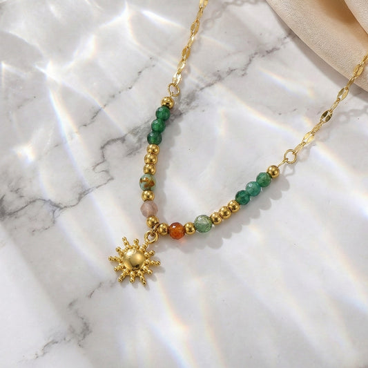 Boho Sunburst Necklace