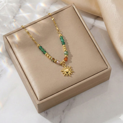 Boho Sunburst Necklace