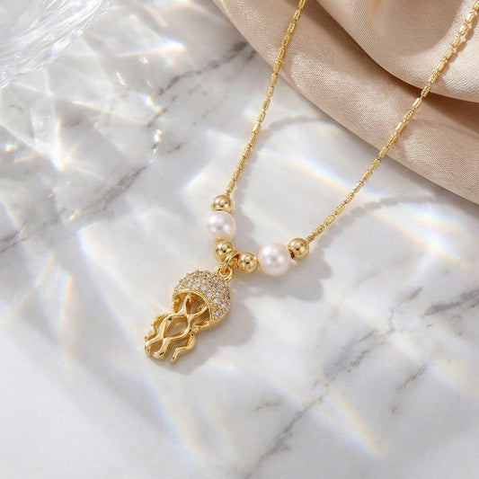 Pearl Jelly Necklace