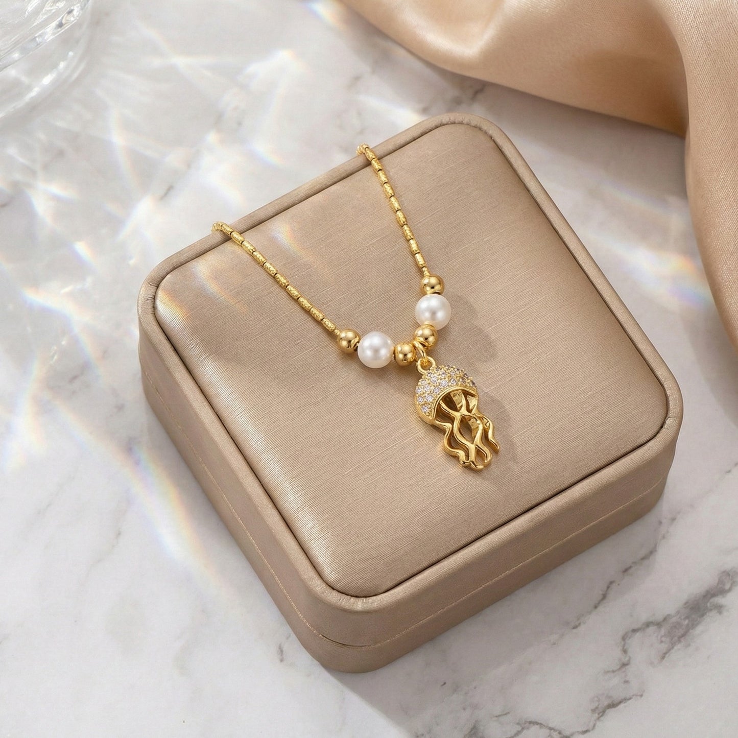 Pearl Jelly Necklace