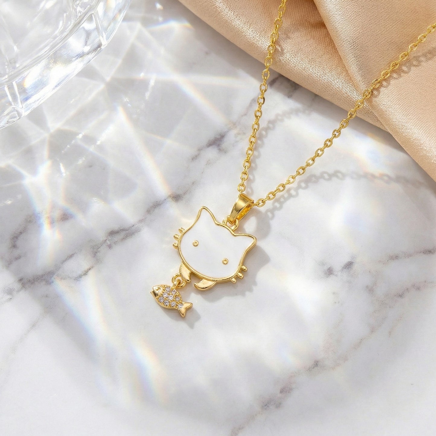 Fishy Kitty Necklace