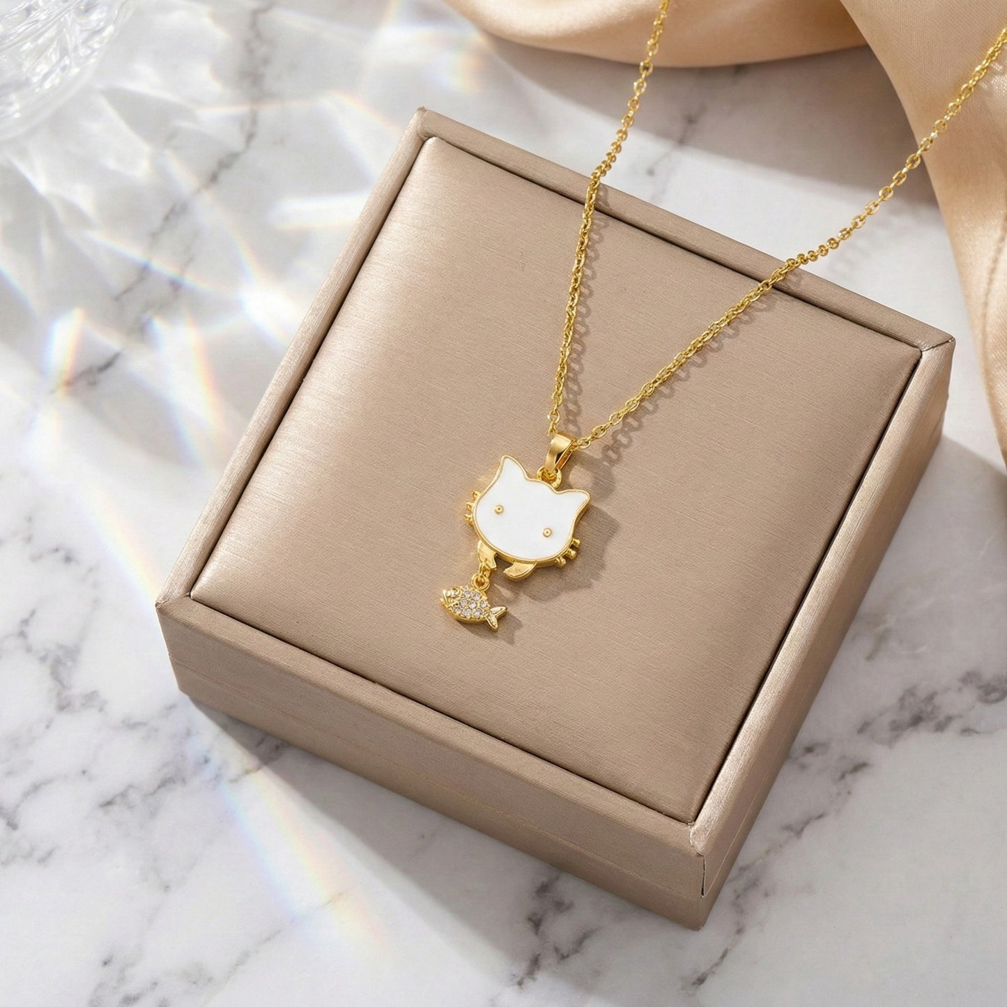 Fishy Kitty Necklace