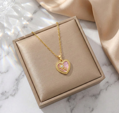 Petal Heart Necklace
