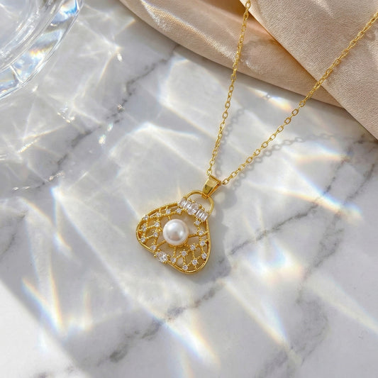 Pearl Lattice Necklace