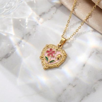 Vintage Heart Necklace