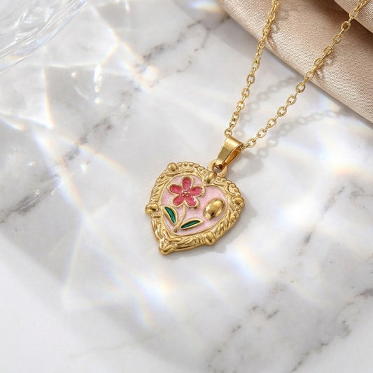 Vintage Heart Necklace