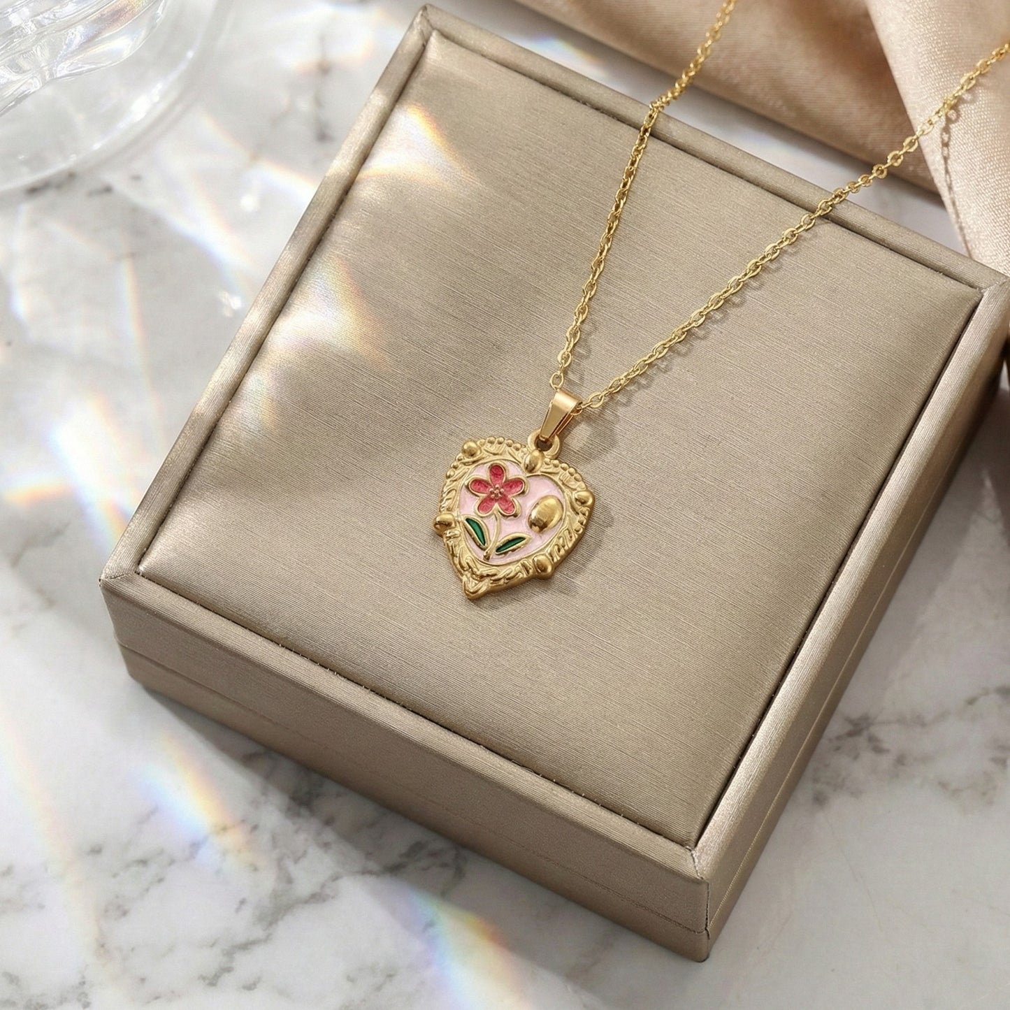 Vintage Heart Necklace
