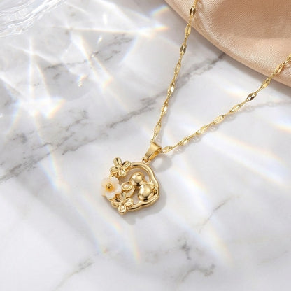 Spring Bunny Necklace