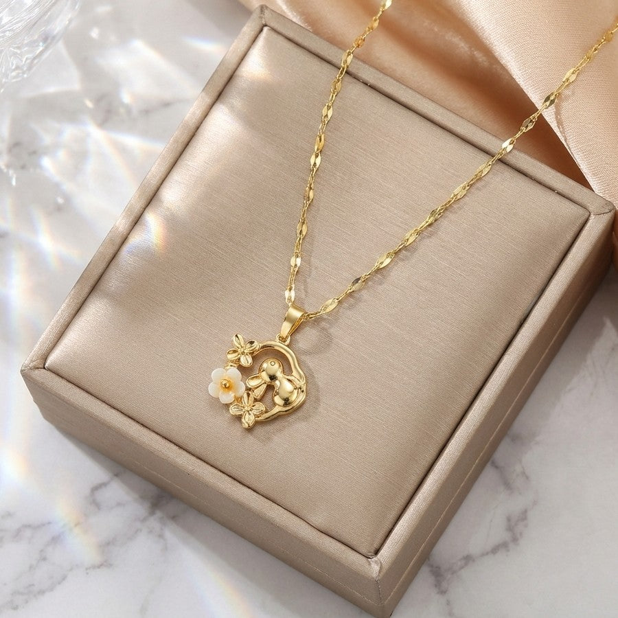 Spring Bunny Necklace
