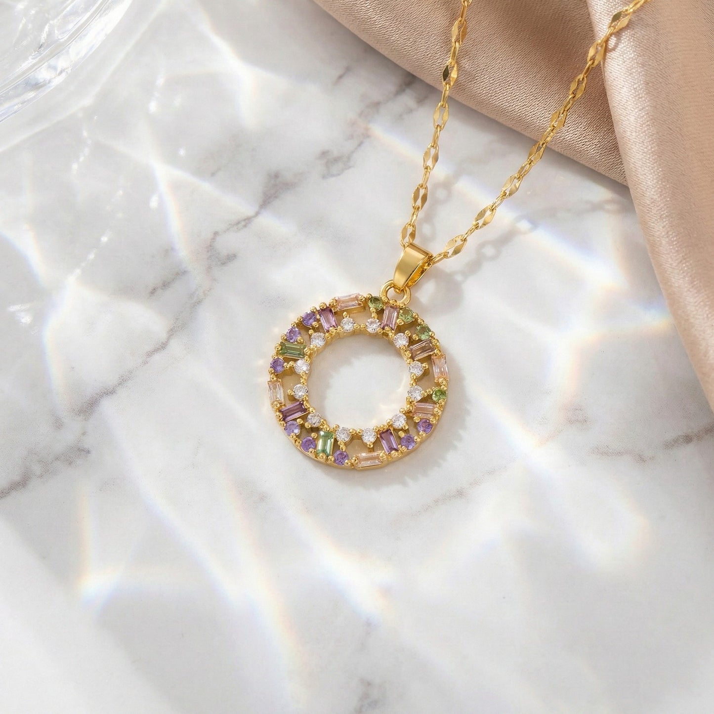 Twilight Ring Necklace
