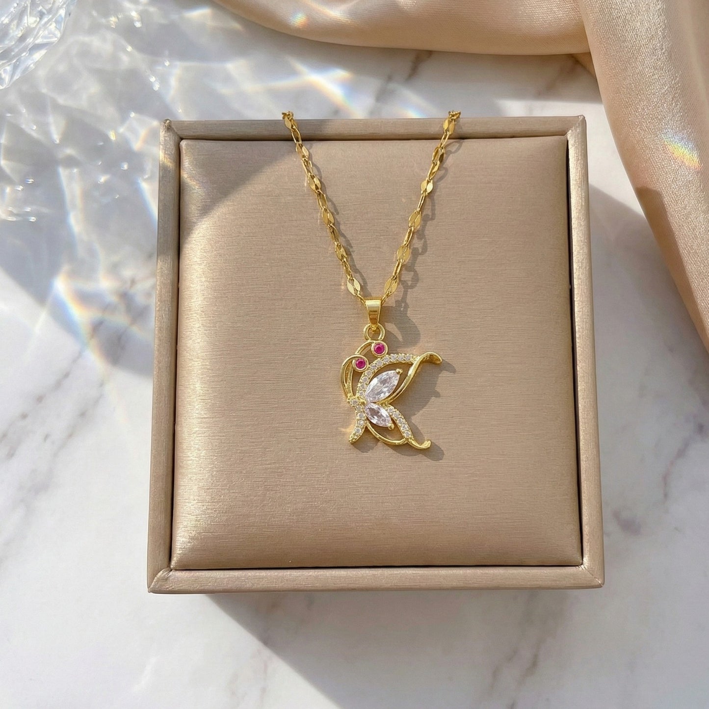 Twinkle Butterfly Necklace